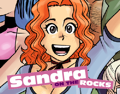Sandra on the Rocks